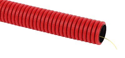 ЭРА Труба гофрированная двустенная ПНД (красная) d 50мм с зонд. 50м (4)