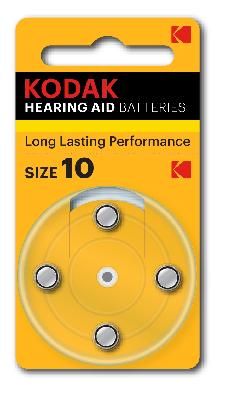 Батарейки Kodak ZA10-4BL [KZA10-4] MAX Hearing Aid (40/400/32000)