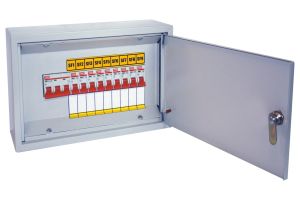 Осветительный щиток с выключателем ОЩВ-9 (63А/16А) TDM