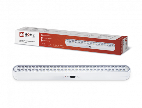Светильник сд ав СБА 1094-60DC 60LED 2.2Ah lithium battery DC IN HOME