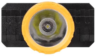 Фонарь налобный светодиодный ЭРА GA-802 аккумуляторный мощный яркий 2 режима желто-черный
