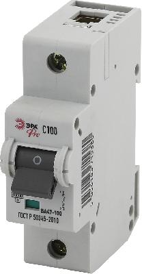 Автоматический выключатель ЭРА PRO NO-901-32 ВА47-100 1P 100А кривая C 10кА