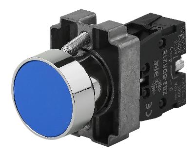 Кнопка управления ЭРА BBT60-BA-K07E LAY5-BA61 без подсветки синяя 1з